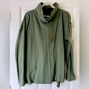 Project Social T Cowl Neck Sweatshirt Size L